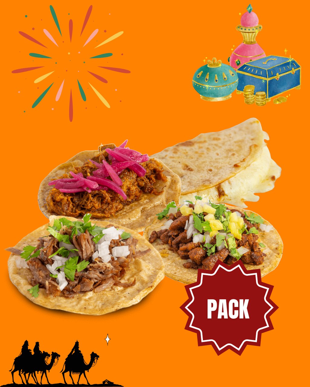 Roscón de Tacos Pack - 15 Personas